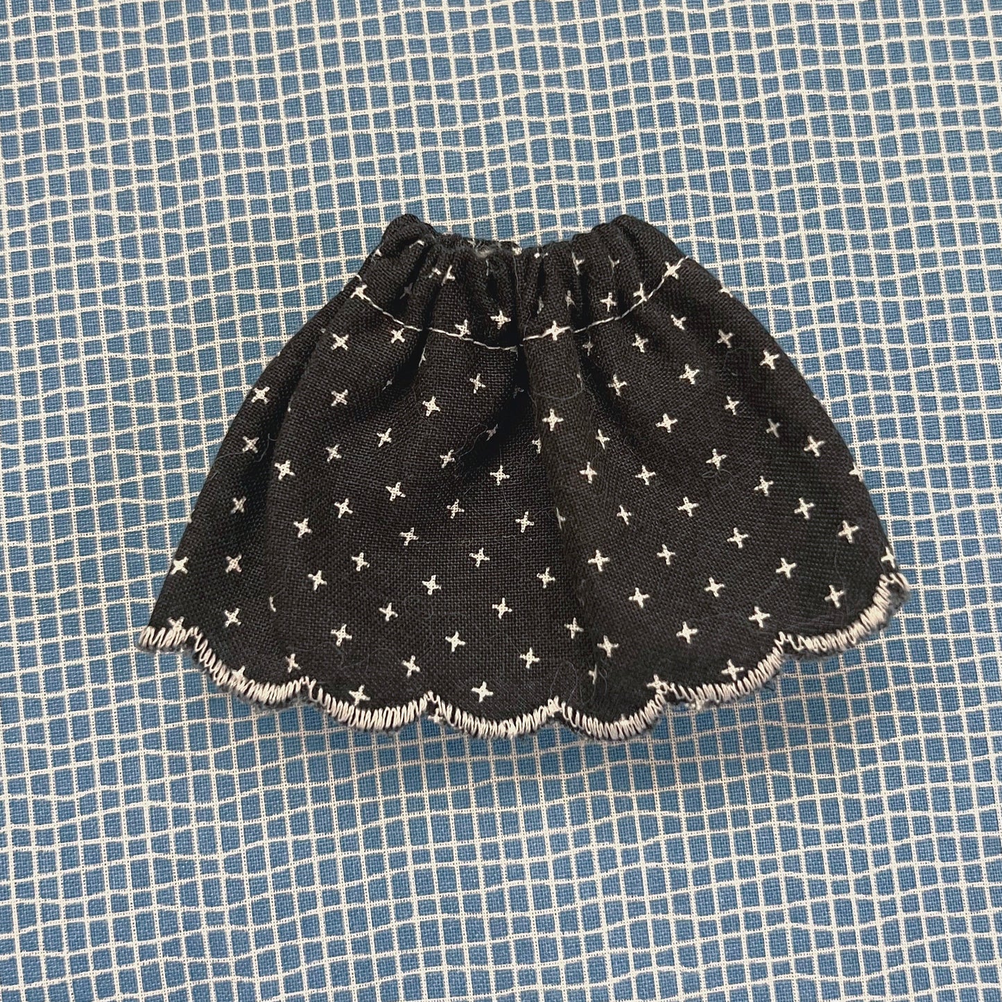 Black Scallop Skirt